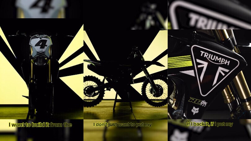 Triumph annuncia la nuova TF450 RC con un video sui social