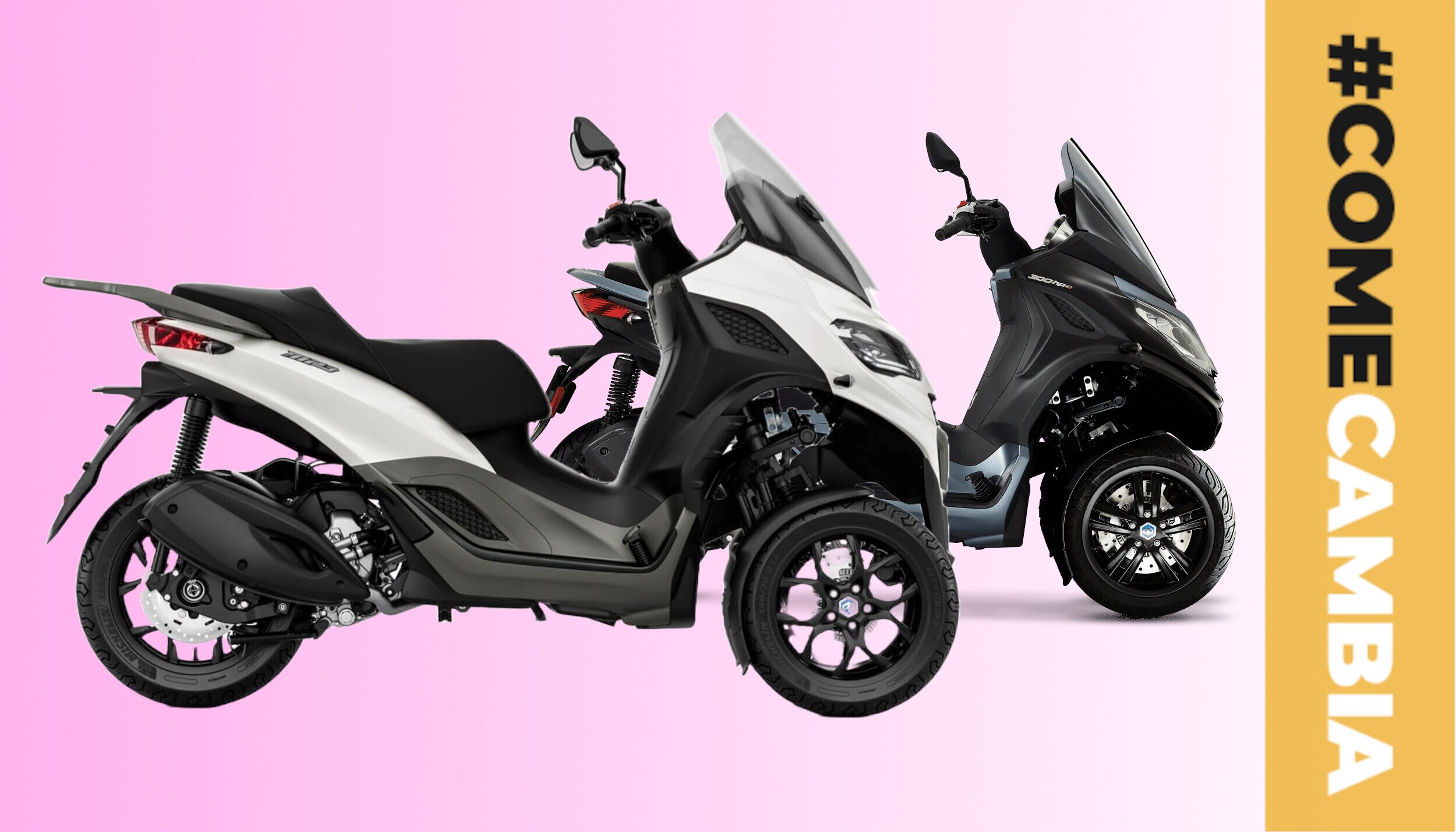 Come Cambia: Piaggio Mp3 310 vs. 300