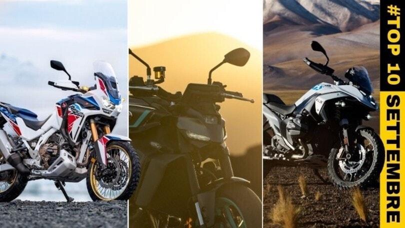 Top 10 mercato: le moto più vendute di settembre