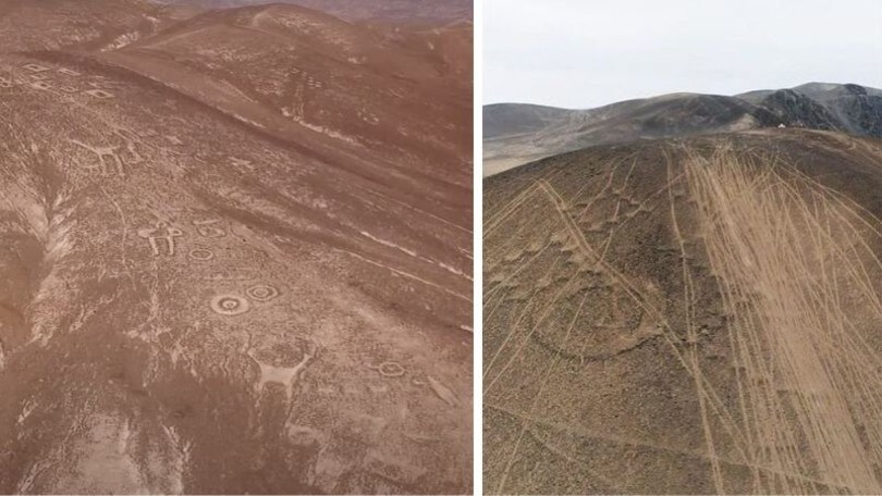 Fanno Adventuring e rovinano dei geoglifi: la differenza tra il prima e dopo