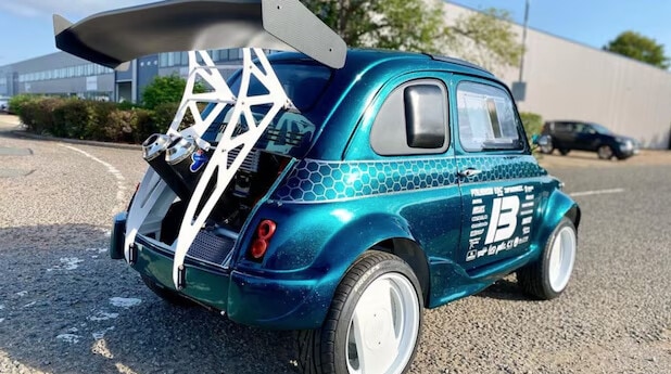 Fiat 500 del '65 con motore Ducati: la ciliegina sulla torta