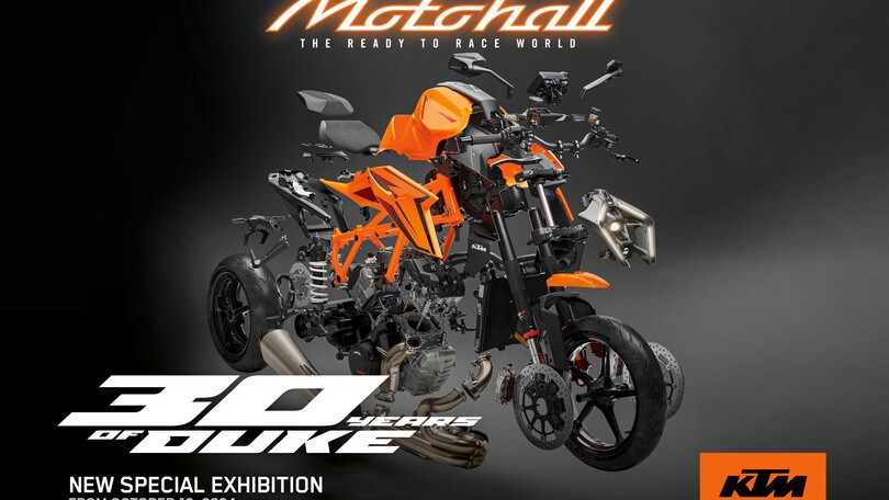 KTM Motohall mette in mostra i 30 anni della gamma Duke
