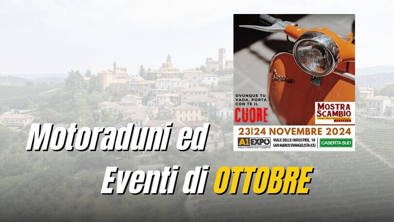 Motoraduni ed eventi di novembre 2024: non c'è solo EICMA