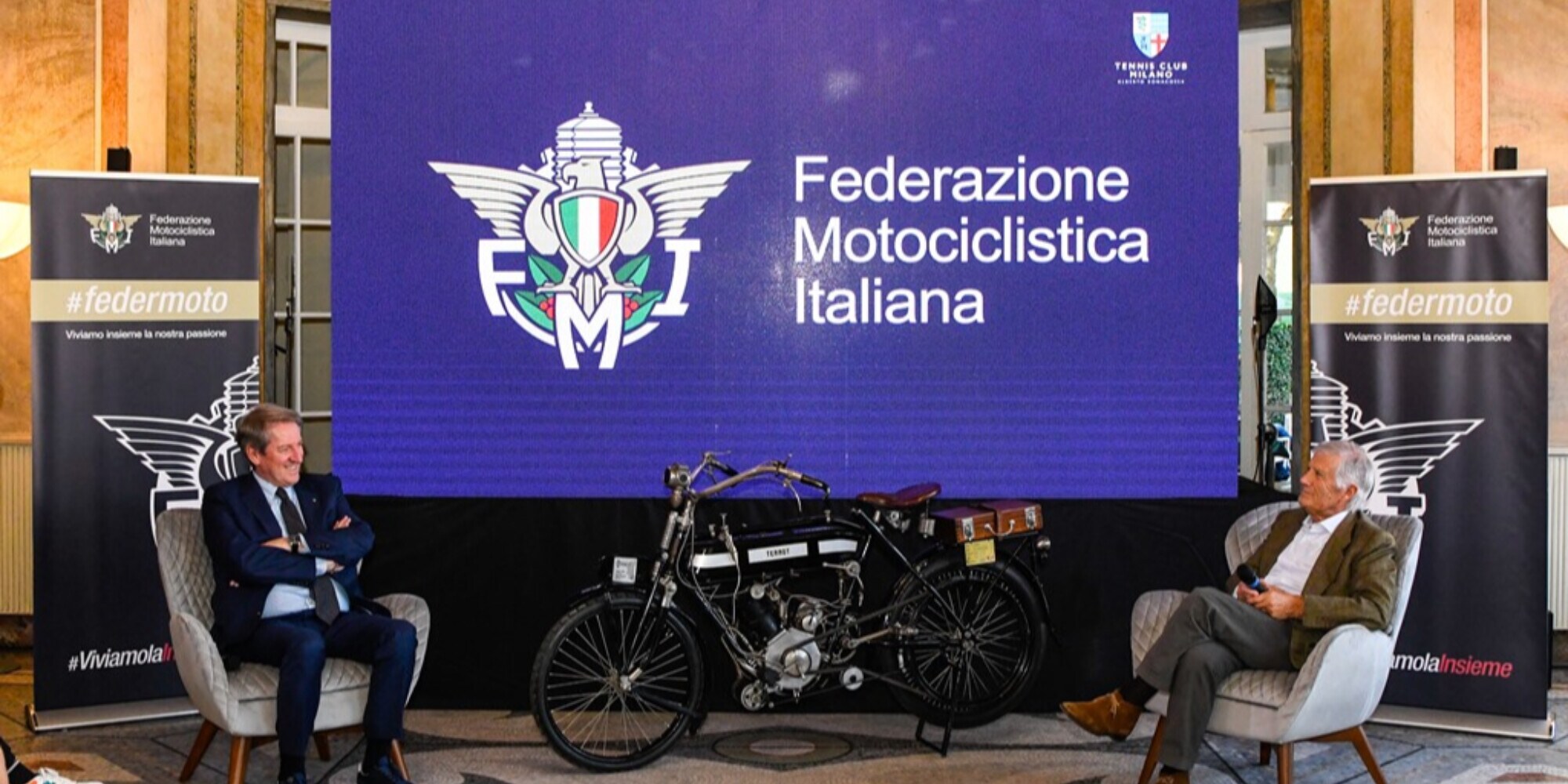 Presentato il nuovo logo della Federazione Motociclistica Italiana
