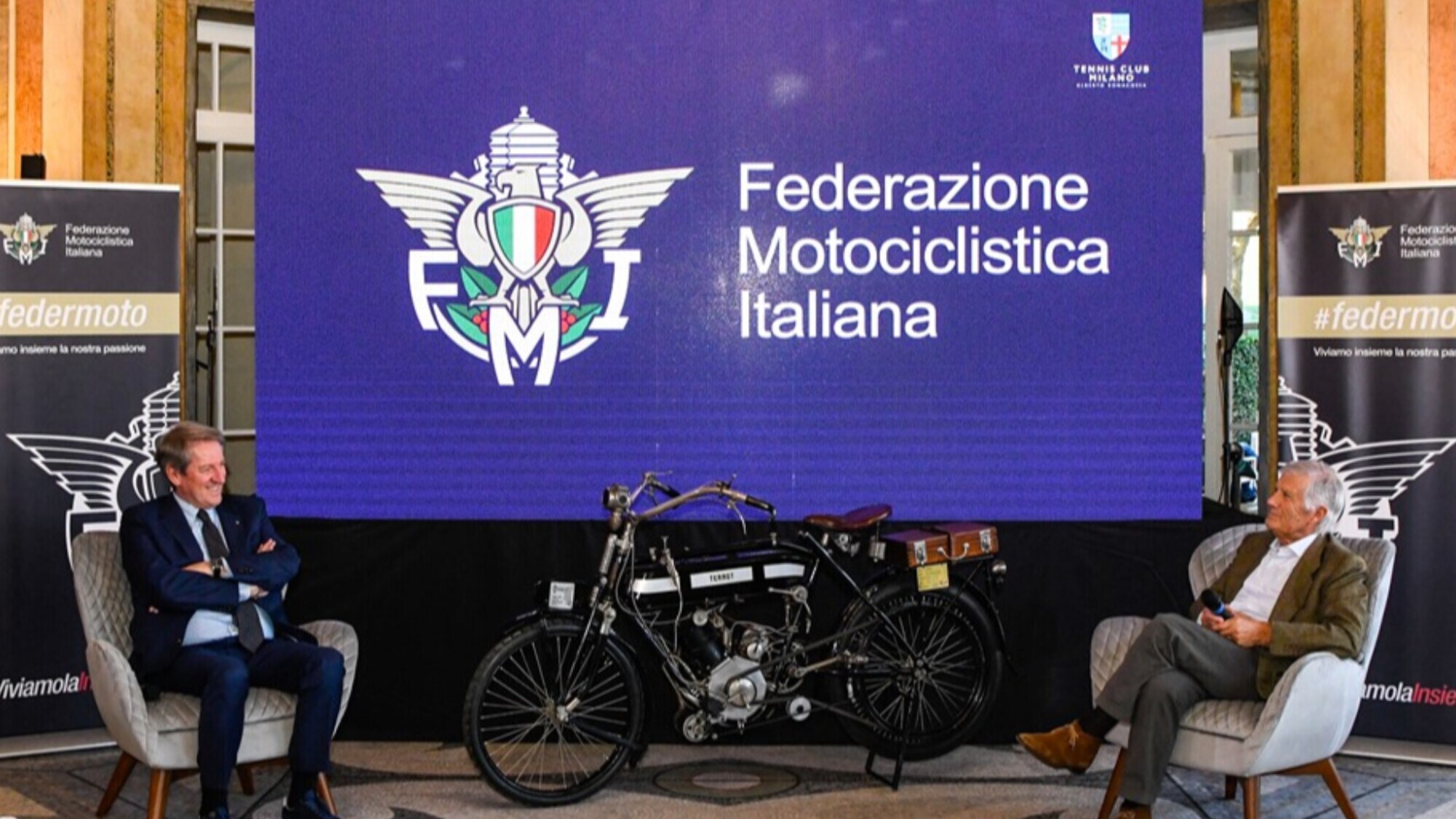 Presentato il nuovo logo della Federazione Motociclistica Italiana