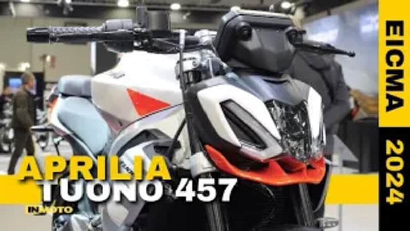 Aprilia, a EICMA nuove Tuono V4: più cavalli e elettronica predittiva di serie