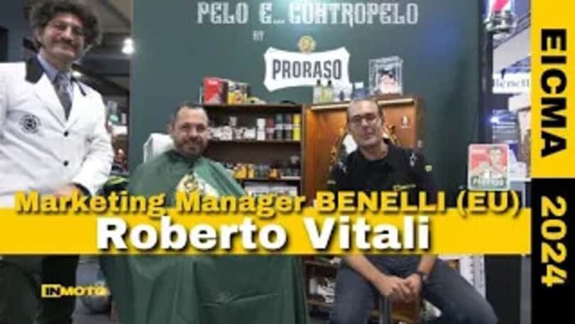 EICMA, Pelo e... Contropelo a Roberto Vitali Marketing manager Benelli Europa