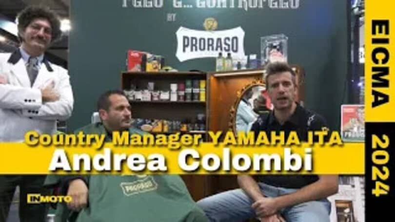 EICMA, Pelo e... Contropelo Andrea Colombi Yamaha Italia