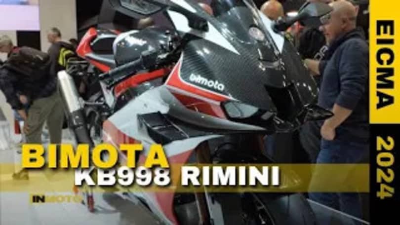 Bimota svela ad EICMA la supersportiva KB998 Rimini