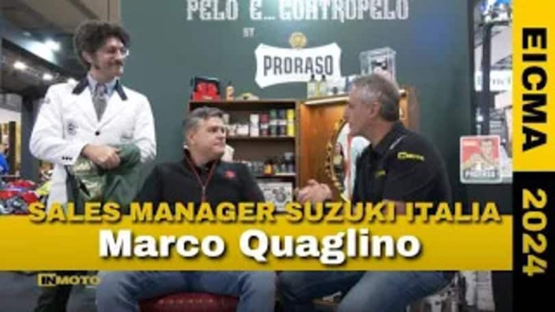 EICMA, Pelo e... Contropelo a Marco Quaglino Motorcycle Sales Manager di Suzuki Italia