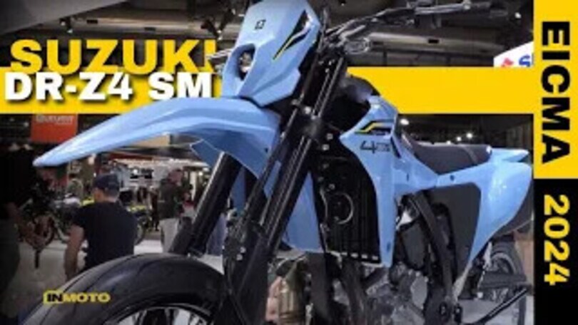 EICMA, da Suzuki ecco le pepate DR-Z4: piccole mono per fuoristrada e motard