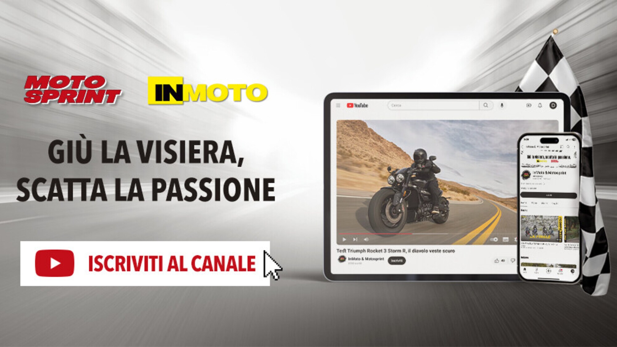 InMoto e Motosprint sono anche su Youtube