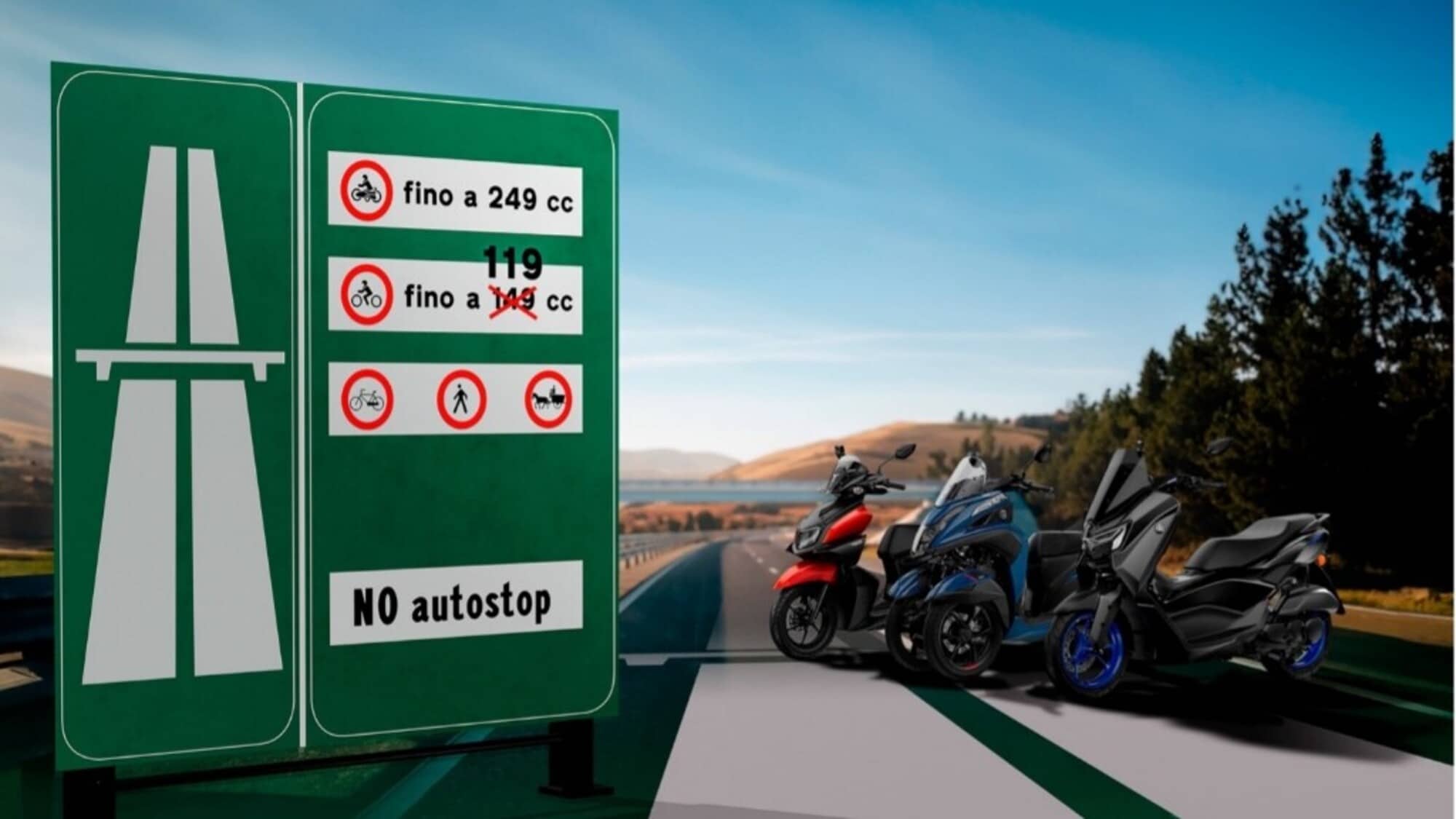 Yamaha, nuovo Codice della Strada: la gamma 125cc pronta per le tre corsie