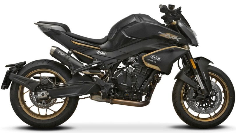 Due nuovi scarichi Exan per CFMOTO 800NK