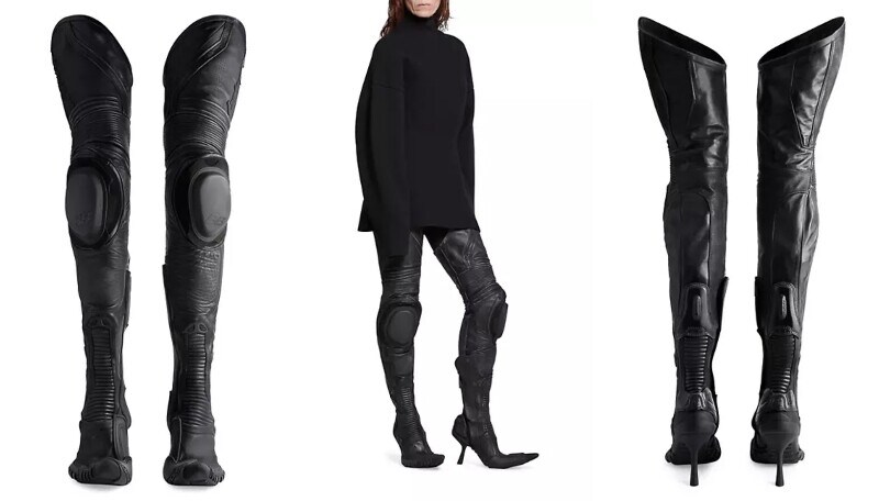 Balenciaga, in vendita stivali "da moto" dal prezzo folle: costano quanto una moto