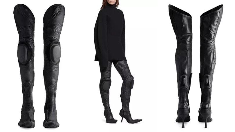 Balenciaga, in vendita stivali "da moto" dal prezzo folle: costano quanto una moto