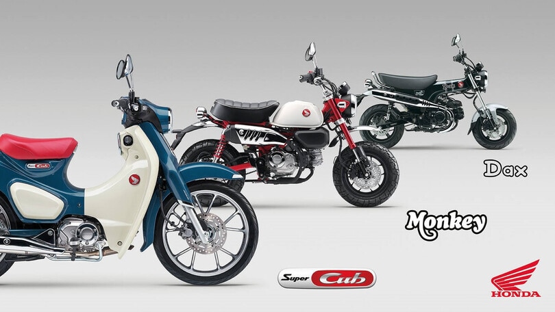 Honda Dax, Monkey e Super Cub C125: le foto