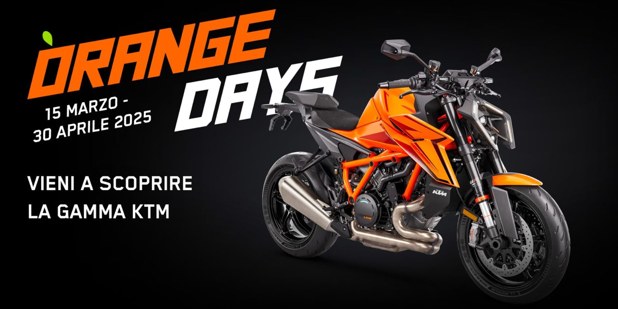 KTM, tornano gli Orange Days