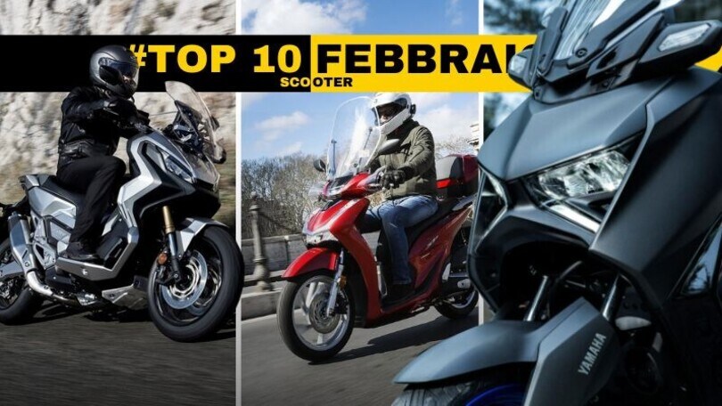 Top 10, gli scooter più venduti a febbraio 2025: Honda si prende la TOP5