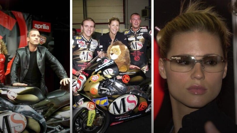 Eros Ramazzotti in MotoGP: le foto con Michelle Hunziker e i piloti Locatelli e Battaini