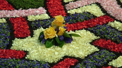 Poggio Moiano diventa una tela d’artista con l’Infiorata del Sacro Cuore