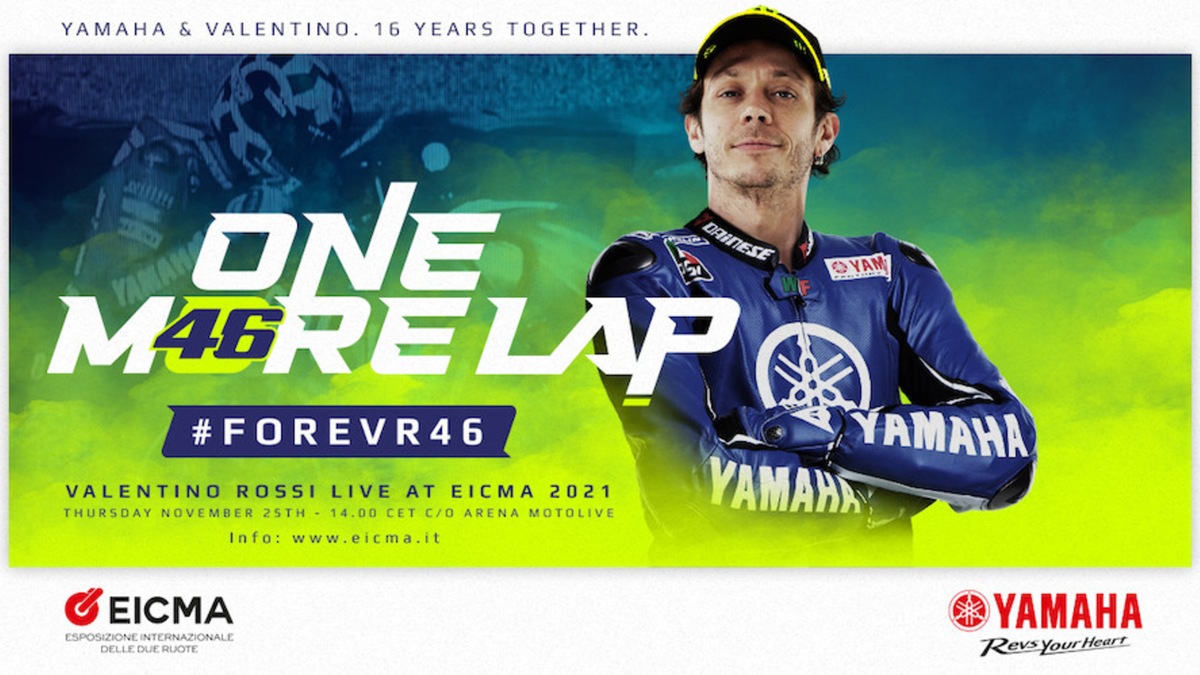 "One More Lap", ad Eicma i pass per l'evento con Valentino Rossi. Ecco come