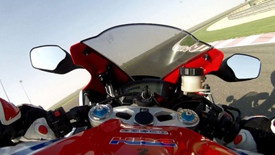 Onboard sulla Honda CBR SP