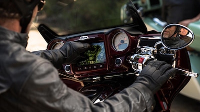 Touchscreen Indian Ride Command