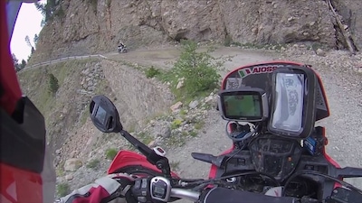 L'impresa di Aiossa: Atene Gibilterra con Africa Twin