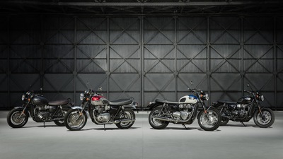 Triumph Bonneville T100 e T100 Black: rétro solo in apparenza