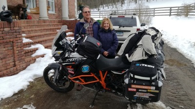 Coast to coast en diagonal: meno freddo, tanti amici e un po' di made in Italy