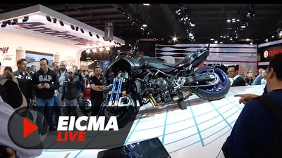 Yamaha Niken, la moto a 3 ruote irrompe a EICMA 2017