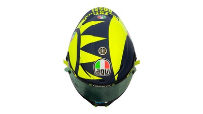 AGV “Soleluna” per il casco di Rossi