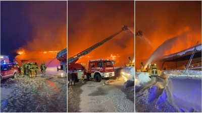 Incendio al Museo di Passo di Rombo FOTO