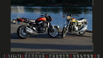 Kawasaki Z1, i 50 anni festeggiati con un calendario