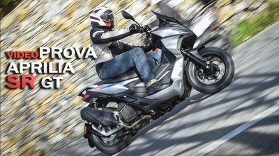 Video-prova Aprilia SR GT: il nuovo scooter crossover di Noale