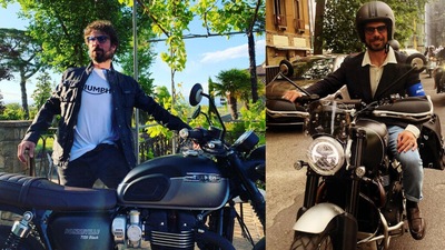 Francesco Montanari, "il Libano" sempre insieme alla sua Triumph