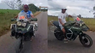 Pina Grau, l'influencer brasiliano e il suo finto BMW GS