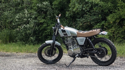 Yamaha SR400 "15 Shades of Grey" by Analog Motorcycles