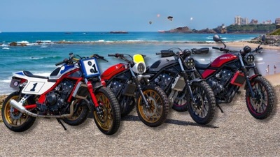 Honda Wheels and Waves di Biarritz - le moto spagnole e portoghesi in gara