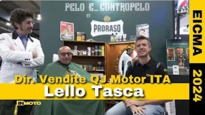 EICMA, Pelo e... Contropelo Lello Tasca QJ Motor