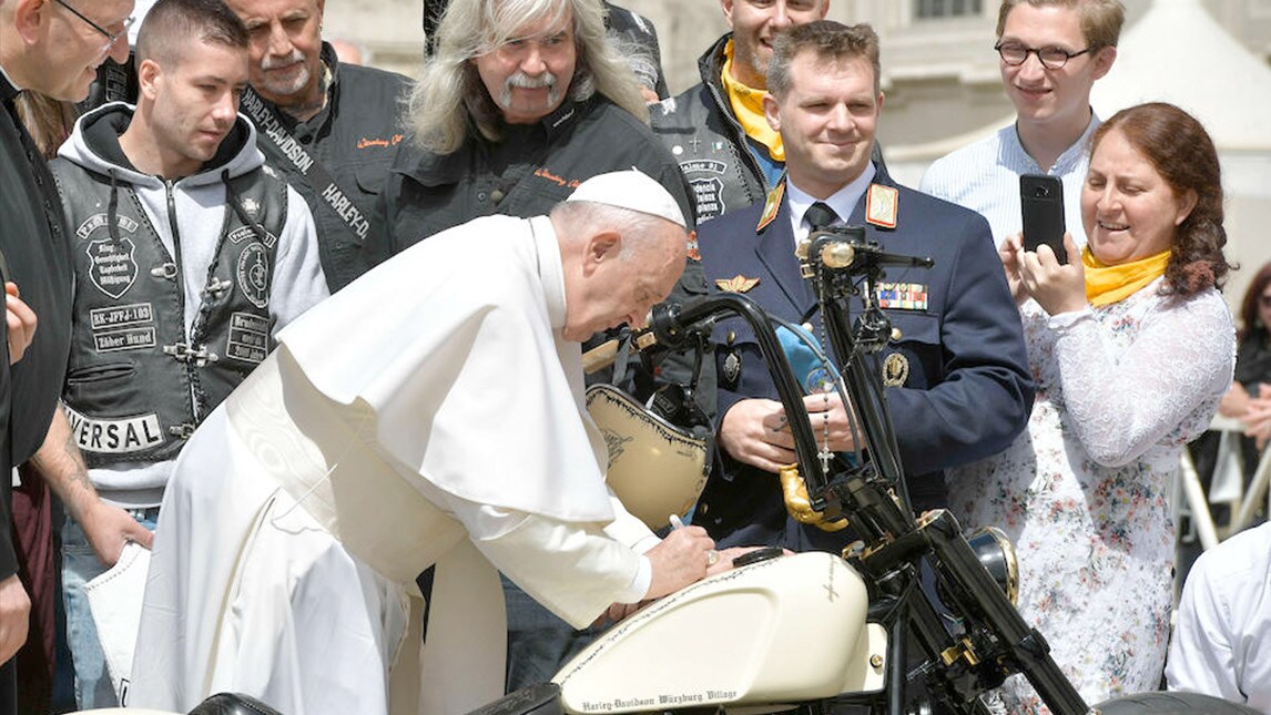 Asta Moto Da Record Con L Harley Davidson Del Papa Inmoto