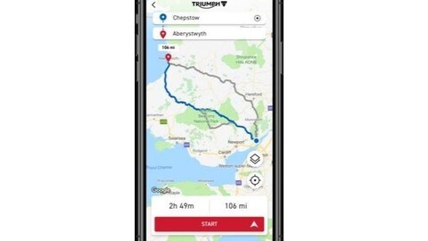 My Triumph Connectivity System FOTO