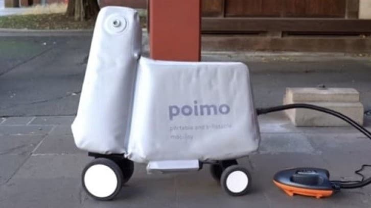In Giappone le pensano tutte: ecco lo scooter gonfiabile