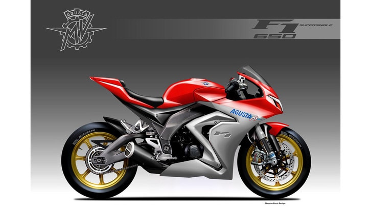 MV Agusta F1 650 Supersingle Concept: stiletto affilato