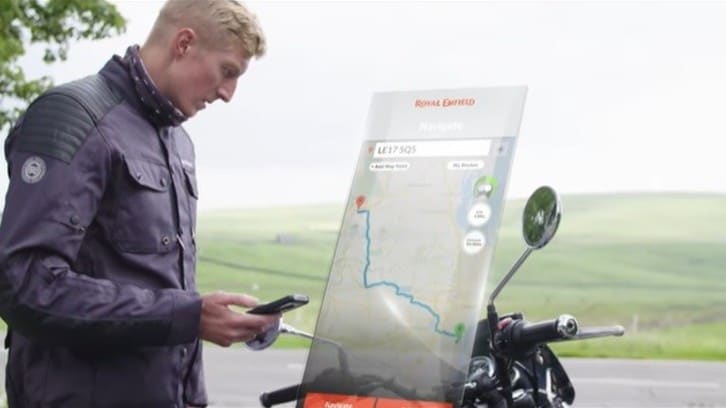 Royal Enfield, ecco il Tripper Navigation