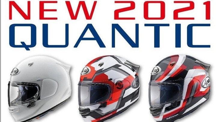Arai Quantic 2021, con nuova omologazione ECE 22-06