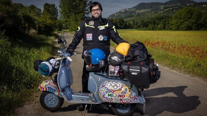 Milano-Tokyo in Vespa: una nuova impresa come Patrignani nel ’64