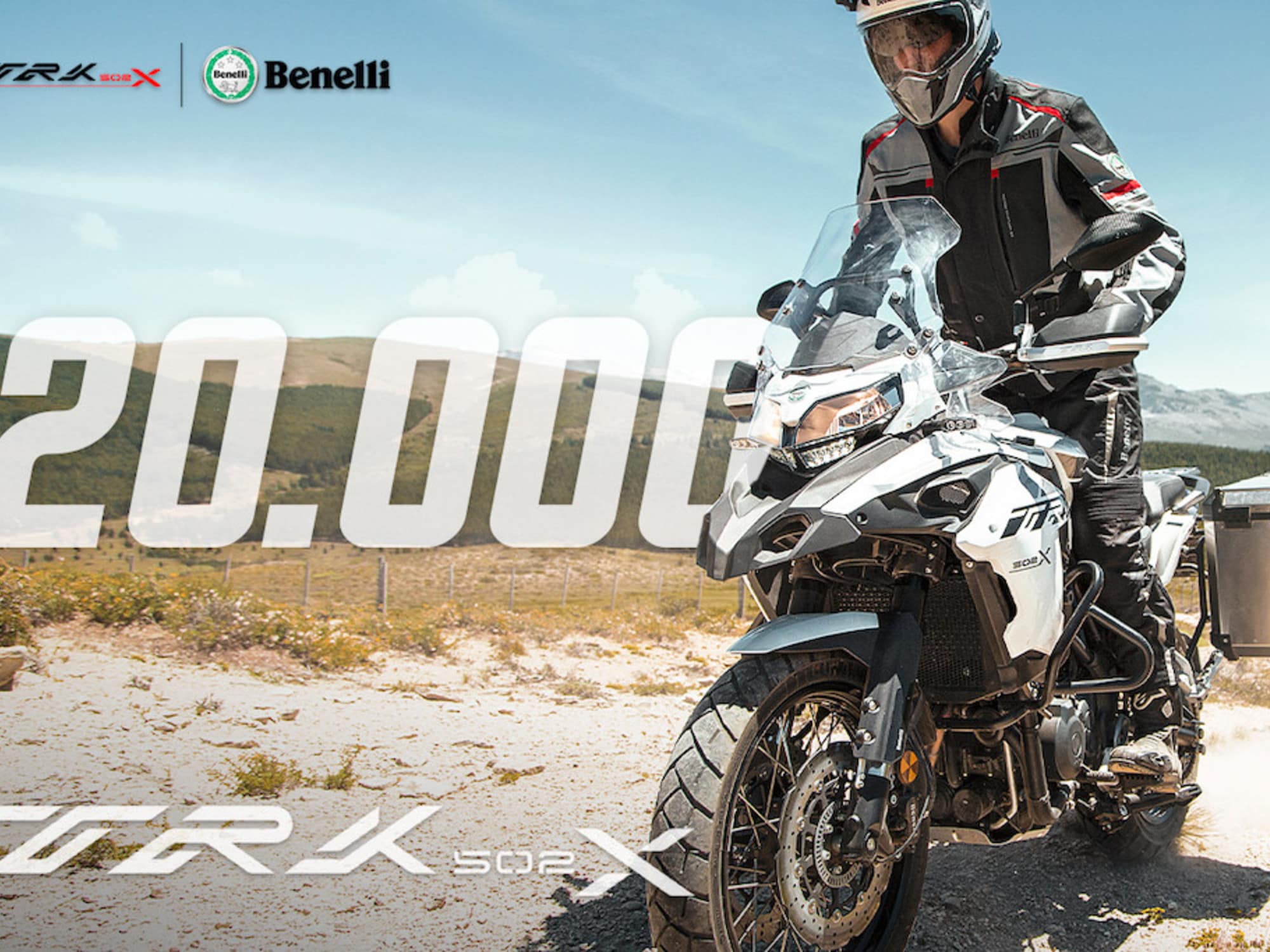 Benelli TRK 502, immatricolato il numero 20.000: \