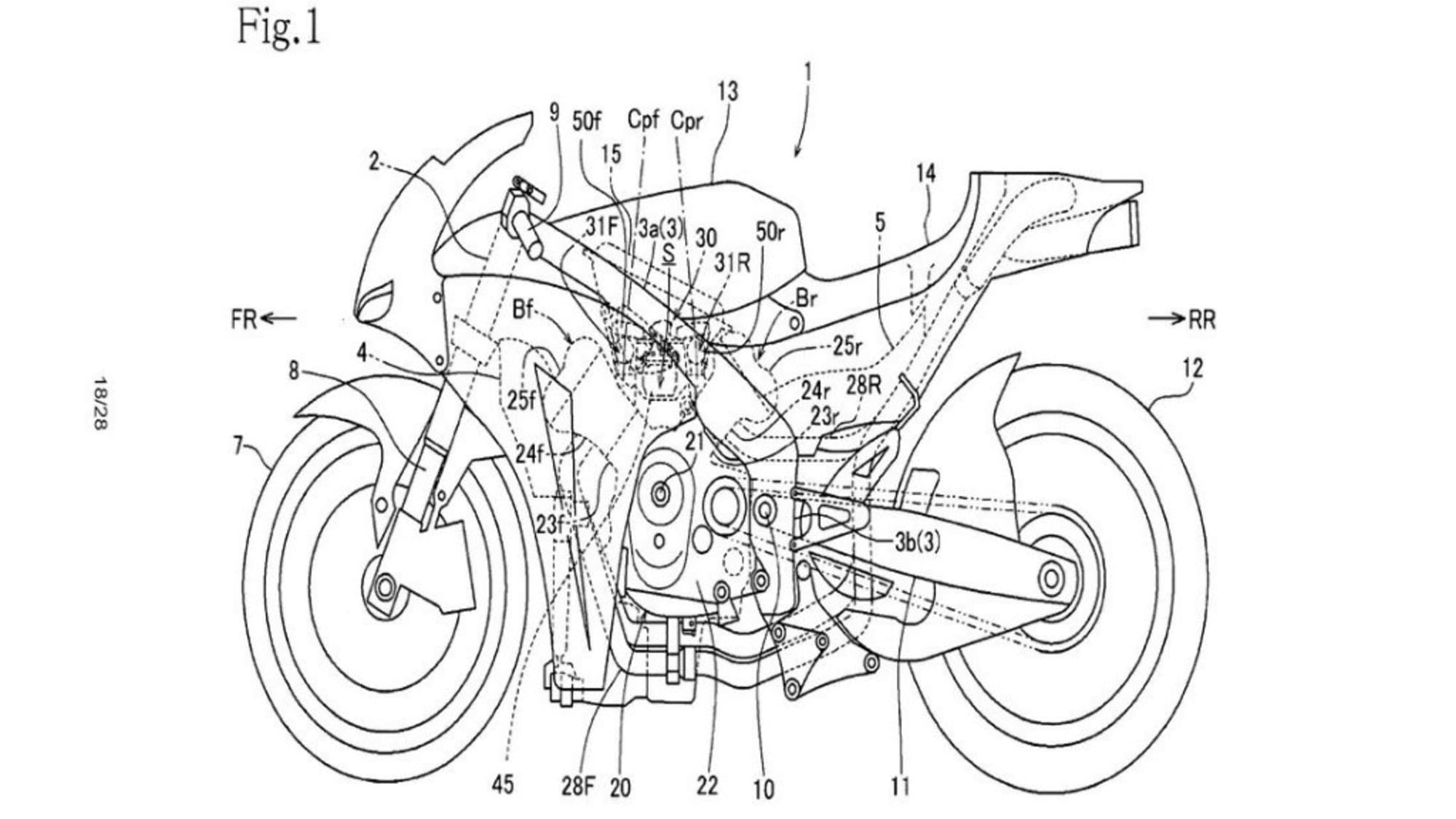 Honda V4, ci sarà un ritorno? Brevetto per motore a numero di cilindri variabile